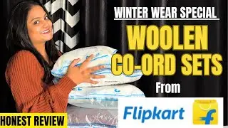 FLIPKART Winter Co-ord Sets Haul For Women | Try-On Haul | Honest Review | Vaishali&rsquo;s World #winter