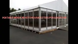 PORTABLE MODULAR KITCHEN FACILITY FOR RENT