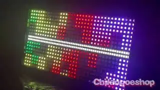 Panel Destellador Mega Estrobo LED RGB pixeleable 200w