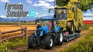 Mega Sugarbeet Harvesting Challenge In Fs23 | Farming Simulator 23 Gameplay | Timelapse
