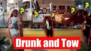 They are drunk, They damaged the property and got Towed - DeepEllum