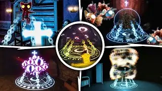 DOORS: Floor 1 & 2 - ALL CRUCIFIX Uses + Terrifying New Monster Jumpscares (Roblox)