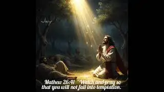 Watch and pray so that you will not fall into temptation. #prayer #jesus #god