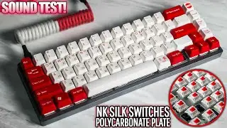Custom Keyboard For TheTechne! (NK Silk Switches Sound Test w/PC Plate)