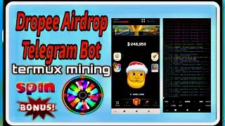 Dropee Bot Unlimited Earn With Script Termux Get Free Airdrop coins