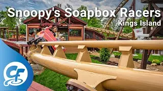 Snoopy's Soap Box Racers off-ride 4K B-Roll @60fps Kings Island