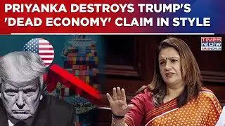 Priyanka Chaturvedi Blasts Trump's 'Dead Economy' Remark, Calls POTUS 'Arrogant & Ignorant'?