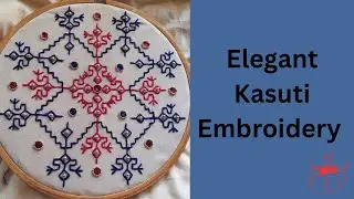 Elegant Kasuti Creations/ butta hand embroidery design