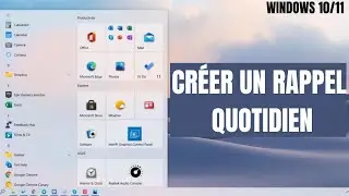 📅 Comment Cr&eacute;er un Rappel Quotidien sur Windows (Facile & Gratuit)