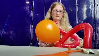 Balloon twisting live octopus fun #balloonartist #balloon #balloontwister 