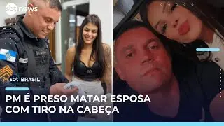PM &eacute; preso suspeito de matar a esposa com tiro na cabe&ccedil;a em Maric&aacute; (RJ) | #SBTBrasil
