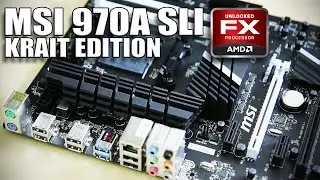 MSI AMD 970A SLI Krait Edition Motherboard Overview