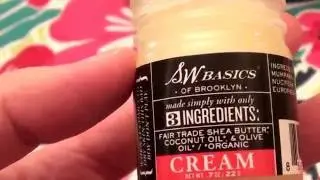 S.W. BASICS OF BROOKLYN cream 3 ingredients for SKIN..CRUELTY FREE