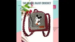 TUTORIAL TAS RAJUT RANSEL INSTAN LUCU ll Crochet ll Backpack Crochet