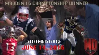 50k MADDEN 16 CHAMPIONSHIP FINALS! | STIFF VS. PROBLEM | MVP ROB GRONKOWSKI