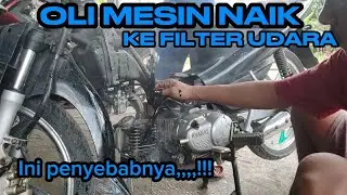 Jupiter Z oli Mesin,Naik Ke Filter Udara berikut cara mengatasinya,,,simak videonya sampai tuntas!!