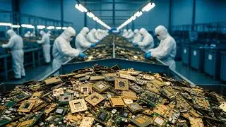 Turning Old Electronics into $50,000 Worth of Gold &ndash; Inside Factory Process