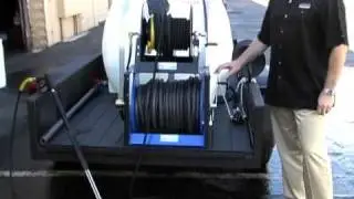 Pressure Washer Trailer with wood deck