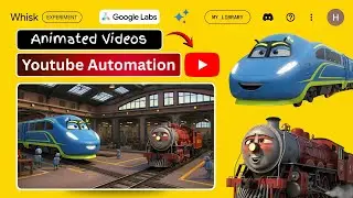 How to Create Ai Animated Cartoon Videos for Youtube Automation? Google Whisk Ai | Full Tutorial
