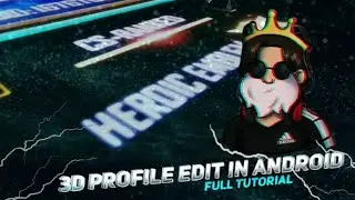 Profile Preview 3D Profile Edit In Android Full Tutorial | Free Fire 3D Profile edit Tutorial⚡