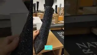 BLACK SHINEY Woman BOOT at 👠  DSW Designer Shoe Warehouse 👡  HAUL TRY ON NEW 🛍️
