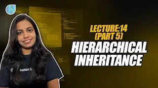 Lecture 14 (part 5) : Hierarchical  Inheritance | Complete OOPS Course 2023 | Geek up with Riti