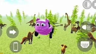 Indian bike driving 3D game jangal payal gaming Minnie CAR🚗 driving and janwars🦖🦕ka video#501