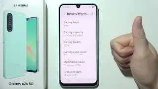 Samsung Galaxy A26 5G: How to Check Battery Health