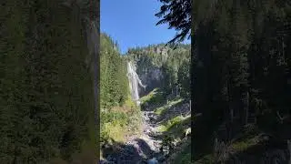 First Glimpse of Comet Falls from Van Trump Trail