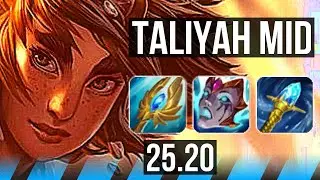 TALIYAH vs MEL (MID) | Legendary | EUW Diamond | 25.20