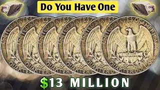 DO YOU HAVE THESE TOP 3 MOST VALUABLE QUARTERS WORTH BIG MONEY | RARE QUARTER WORTH MONEY