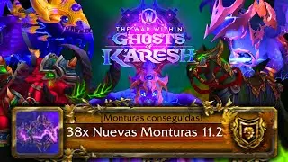 🐉 38x NUEVAS MONTURAS 🌌​ C&Oacute;MO CONSEGUIRLAS EN EL PARCHE 11.2 FANTASMAS DE K'ARESH 🔮 | Dogger WoW
