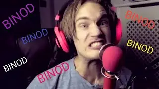 Pewdiepie Angry reaction on Binod