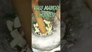 Raw mango chutney #mangoflavor #mangoflavour #mangolime #rawingredients #rawfood