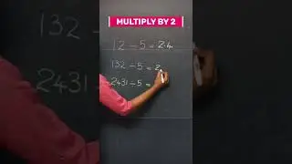 Division trick | Dividing by 5 short trick  | Maths trick | #shorts