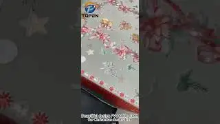 wholesale PVC table cloth for Christmas decoration