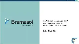 SAP Event Mesh &ndash; The enterprise value of Subscription Contract lifecycle events
