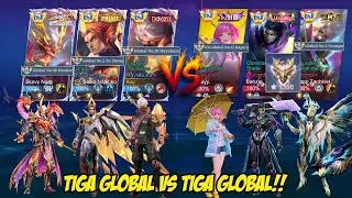 💀GILA BANGET INI DIA PERTARUNGAN TRIO TOP GLOBAL DIRANK IMORTAL MATCH PANAS SIAPA KAH YG AKAN MENANG