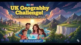 🗺️🇬🇧 UK Geography Challenge! | Family Fun Trivia Across Britain! 🏰⛰️