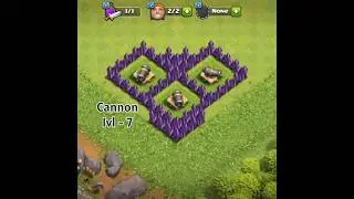Cannon Evolution Level 1 To Max Level #shorts #Clash of Clans