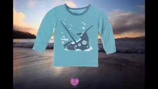 Kickee Pants - Organic Bamboo Infant Clothing - Sunken  Ship Long Sleeve T Fall 3