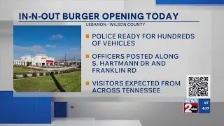 In-N-Out opening Wednesday in Middle TN