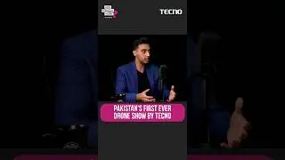Pakistan&rsquo;s First Ever Drone Show By Tecno Mobiles #shorts