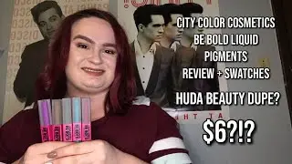 CITY COLOR COSMETICS LIQUID PIGMENTS REVIEW - #citycolorcosmetics #liquideyeshadow #makeupreviews