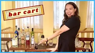 HOW TO SET UP THE PERFECT BAR CART!
