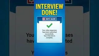 HDFC bank scholarship 2025 video interaction done! My video interview experience & mistakes to avoid