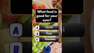 What food is good for your eyes? #quiz #fun #brainteaser #puzzle
