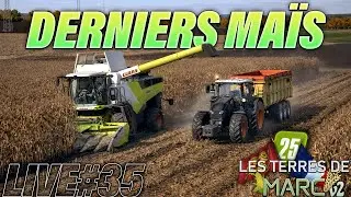🔴LIVE TERRES DE MARC #35 - Derniers Maïs et Labour 🌽🚜👨‍🌾 #farmingsimulator25 #fs25