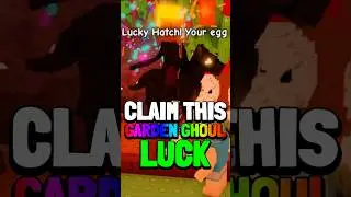 CLAIM this GHOUL GARDEN LUCK in Grow a Garden #roblox #growagarden