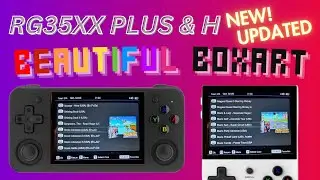 RG35XX Plus & H Stock OS Boxart Tutorial | NEW UPDATE